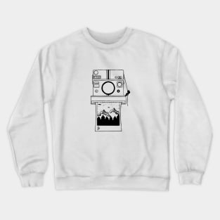 Polaroid Camera Sketch Crewneck Sweatshirt